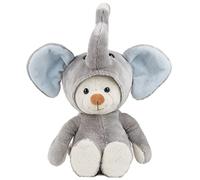 Schaffer Knuddel mich! 5722 - Oso de Peluche con Capucha, Color Gris, Azul, Crema y Blanco