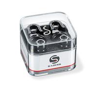Schaller Cierres de Correa para Guitarra S-Lock Par (Cromo Negro)