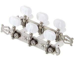 Schaller LNI 1 Baseplate 3 L Nickel Clavijeros de guitarra