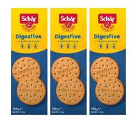 Schar Galletas digestivas sin gluten, 150 g, paquete de 3