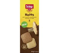 Schar Notes Galletas Relleno Chocolate Leche Sin Gluten 81 g
