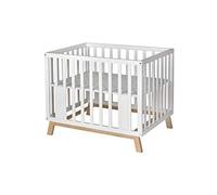 Schardt 02 050 00 87 077 Holly - Parque infantil (madera maciza de haya), diseño de estrellas, color blanco y beige