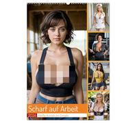 Scharf auf Arbeit (Wandkalender 2026 DIN A2 hoch), CALVENDO Monatskalender: Heiße Kurven, sinnliche Berufe. Ein Jahr voller Verführung und Leidenschaft wartet auf Sie!