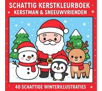 Schattig Kerst Kawaii Kleurboek: 40 Winterse Scenes met Kerstman, Sneeuwvrienden en Rendieren - Leuk voor Kinderen, Tieners en Volwassenen: Breng ... voor het hele gezin! (Magische Winterwereld)