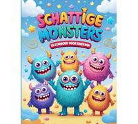 Schattige Monsters Kleurboek voor Kinderen: Grappige en lieve monsterkleurplaten voor kinderen vanaf 4 jaar - perfect voor fantasierijk kleurplezier!