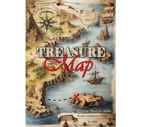 Schatzkarten Malbuch für Erwachsene (Treasure Map): Fantasy Karten Malbuch für Erwachsene | Landschaften Malbuch für Erwachsene Graustufen | Inseln ... Oceans, Dragons, Deserts....| A4 | 58P