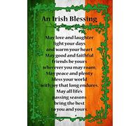Schatzmix Blechschild An Irish Blessin. May Love Metallschild Wanddeko 20x30 cm Tin Sign Señal metálica, hojalata, Multicolor, 20 x 30 cm