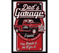 Schatzmix Blechschild Spruch You Break ll Fix it Metallschild 20x30 Deko Tin Sign Señal metálica, hojalata, Multicolor, 20 x 30 cm