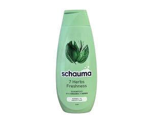 Schauma 7 Hierbas Champú, paquete de 4 (4 x 400 ml)