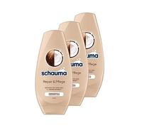 Schauma Acondicionador reparador y cuidado (250 ml), acondicionador con extracto de coco que cuida el cabello seco, acondicionador reparador para hasta 3 veces mejor peinado, 3 x 250 ml