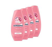 Schauma Acondicionador Schwarzkopf 7 de aceite de flores (4 x 250 ml), acondicionador para cabello seco y agotado, acondicionador aporta un brillo radiante sin apelmazarse