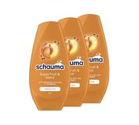 Schauma Acondicionador Schwarzkopf Superfruit & Glanz (3 x 250 ml), acondicionador revitalizante con fórmula nutritiva fortalece el cabello y aporta un brillo natural