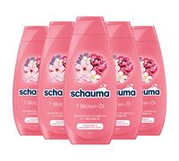 SCHAUMA Champú 7 aceite de flores 400 ml, 5 unidades (5 x 400 ml)