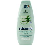 Schauma Champú ANTI-CASPA CLÁSICO 1 x 400ml para El Lavado Diario del Cabello