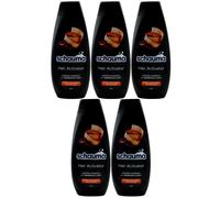 Schauma Champú Pelo Activador 5 X 400ml Con Cafeína Y Madera de Cedro Fragancia