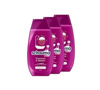 Schauma Schwarzkopf Kids Shampoo & Bálsamo Frambuesa (3 x 250 ml), champú para niños desenreda el cabello para un peinado más fácil, con aroma suave y fresco