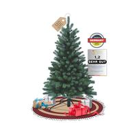 SCHAUMEX Árbol de Navidad artificial premium, 100% moldeado por inyección, abeto de Nordmann realista, varios tamaños disponibles (sin iluminación LED, 120 cm)