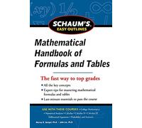 Schaum's Easy Outline of Mathematical Handbook of Formulas and Tables, Revised Edition