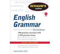 Schaum's Outline of English Grammar, Third Edition (Schaum's Outlines) (SCHAUMS' HUMANITIES SOC SCIENC)
