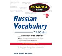 Schaum's Outline of Russian Vocabulary – SCHAUMS' HUMANITIES SOC SCIENC