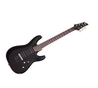 Schecter 430 C-6 Deluxe - Guitarra eléctrica de cuerpo sólido, color negro satinado