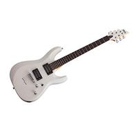 Schecter 432 C-6 Deluxe guitarra eléctrica de cuerpo sólido, blanco satinado