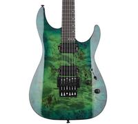 Schecter C-6 FR Pro Aqua Burst Electric Guitar