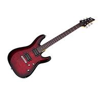 SCHECTER C-6 PLUS HH SEE THRU CHERRY BURST