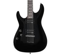 Schecter Omen-6 Zurdos - Negro brillante