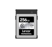 Lexar Professional Silver Series 256 GB Tarjeta CFexpress Tipo B, Tarjeta CFe Lectura de hasta 1750 MB/s, Adopta PCIe Gen3x2, Tarjeta de Memoria CF Compatible con DSLR, cámara XQD (LCXEXSL256G-RNENG)