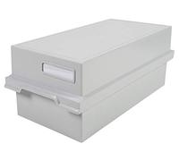 Schedari in plastica con coperchio Exacompta - A6 orizzontale - 171x335x139 mm - 1200 - 51240D