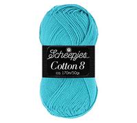 Scheepjes Algodón 8 Cotton 8 Yarn, 725, 1x50g