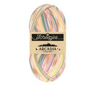Scheepjes Arcadia Jacquard 1x100g - 1001 Pluma Verde Rosa Amarillo