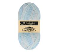 Scheepjes Arcadia Tones 1x100g - 701 Lagoon, Hilo de Lana para Tejer y Ganchillar