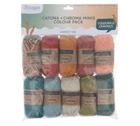 Scheepjes Catona and Chroma colour pack 10x25g - Christm. Tr.