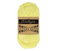 Scheepjes Catona Denim Yarn, Algodón, 120, 1x50g