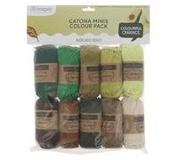 Scheepjes Catona Pack de Colores 10x25g - Tostada de Aguacate