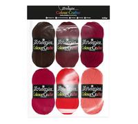 Scheepjes Colour Crafter Color Pack 6x50g - Casas de Canal, Amarillo y Naranja