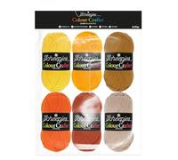 Scheepjes Colour Crafter Colour Pack 6x50g - Paquete de colores Clogs