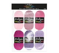 Scheepjes Colour Crafter Paquete de Color 6x50g Campos de Tulipanes