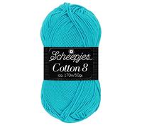 Scheepjes Cotton 8 Yarn, Algodón, 712, 1x50g