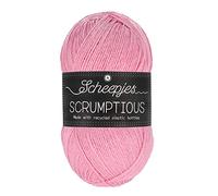 Scheepjes Delicioso Scrumptious Yarn, poliéster Reciclado 50% acrílico, 330 Cotton Candy Meringue, 1x100g