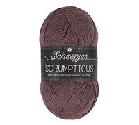 Scheepjes Delicioso Scrumptious Yarn, poliéster Reciclado 50% acrílico, 345 Cherry Bonbon, 5x100g, 5