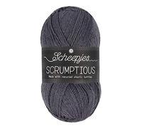Scheepjes Delicioso Scrumptious Yarn, poliéster Reciclado 50% acrílico, 348 Chocolate Berry Mug Cake, 1x100g