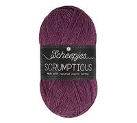 Scheepjes Delicioso Scrumptious Yarn, poliéster Reciclado 50% acrílico, 368 Cabernet Gelato, 5x100g, 5