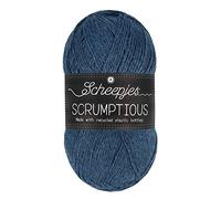 Scheepjes Delicioso Scrumptious Yarn, poliéster Reciclado 50% acrílico, 370 Blueberry Parfait, 5x100g, 5