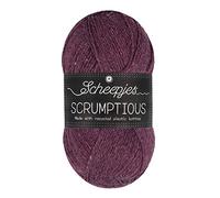 Scheepjes Delicioso Scrumptious Yarn, poliéster Reciclado 50% acrílico, 375 Ube Halaya, 5x100g, 5