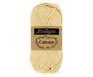 Scheepjes Hilo de algodón Catona 1677-404, 404 English Tea, 1 x 25 g