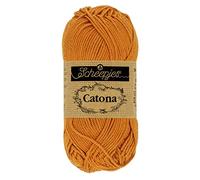 Scheepjes - Hilo de Catona Scheepjes 383 de jengibre dorado - 1 x 50 g