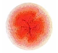 Scheepjes Hilo De Lana Whirl, 1000 Metros Longitud, Fresas y Gritos